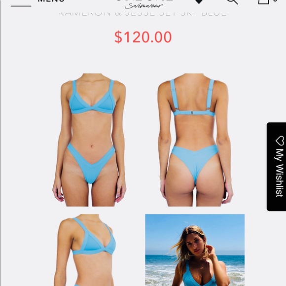 BabyBlue Bikini Brand new with tags🐬 - Picture 3 of 7